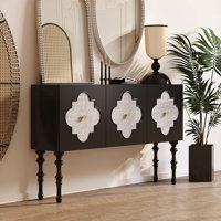 Light Luxury Solid Wood Art Storage Cabinet 51.18 Sideboard by Dream cabinet