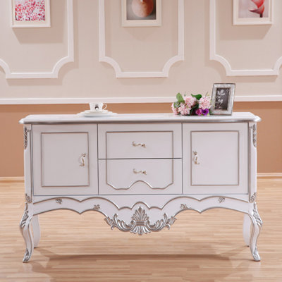 All solid wood neoclassical storage cabinet by Dream cabinet