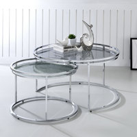 Autley 19.5" Height Glass Top Nesting Table by Brayden Studio