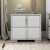 Duckworth 2-Drawer Nightstand with No Assembly Required by Gracie Oaks