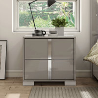 Duckworth 2-Drawer Nightstand with No Assembly Required by Gracie Oaks