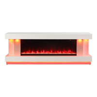 Clumm 71-Inch Tv Stand With Electric Fire Place by Wade Logan