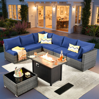 6 - Person Outdoor Seating Group with Cushions by XIZZI