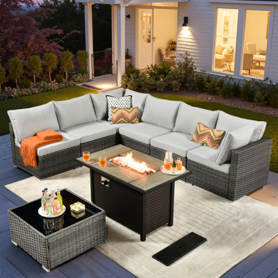 6 - Person Outdoor Seating Group with Cushions by XIZZI