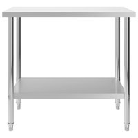Kitchen Work Table Stainless Steel Sevice Gastronomy Table by Inbox Zero