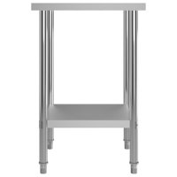 Kitchen Work Table Stainless Steel Sevice Gastronomy Table by Inbox Zero