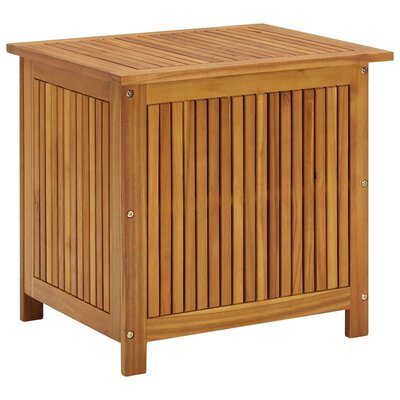 Distefano vidaXL Outdoor Storage Box, Deck Box, Solid Acacia Wood by Rosecliff Heights