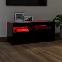 VidaXL TV Stand TV Console Sideboard TV Unit Home Media Unit with LED Lights by VidaXL