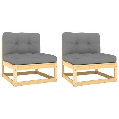 Patio Chair with Cushions by VidaXL