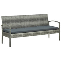 61" Wide Rectangle Patio Sofa with Cushions by Latitude Run