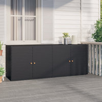 Rattan Cabinet Deck Box
