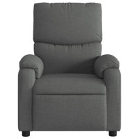 vidaXL 6-Point Massage Recliner Chair for Living Room, Adjustable Back & Footrest, Cup Holder by VidaXL