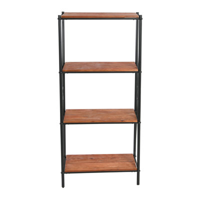 Katura 60" H x 28" W Iron Etagere Bookcase