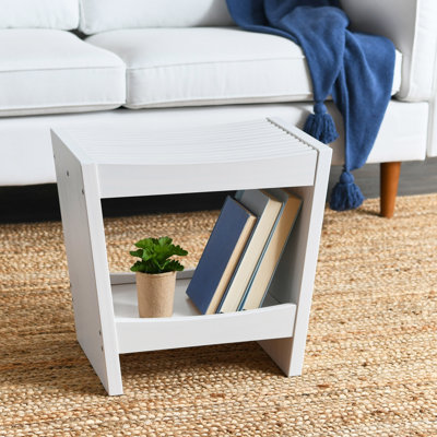 Wood Shelf Storage Bench by Red Barrel Studio