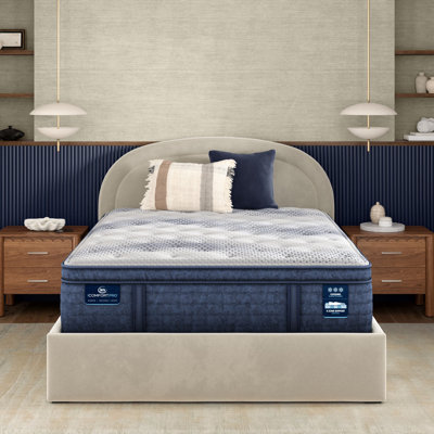 iComfortPro Buckingham Plush Pillow Top 16" Mattress by Serta