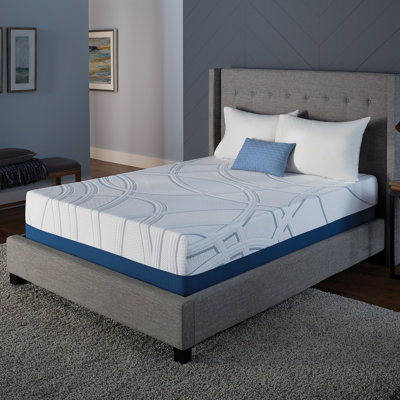 Serta Perfect Sleeper 12" Medium Firm Gel Memory Foam Mattress In A Box by Serta
