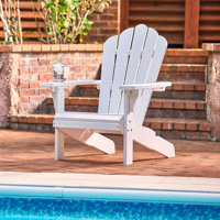 West Palm Plastic Adirondack Chair by Shine Company Inc.