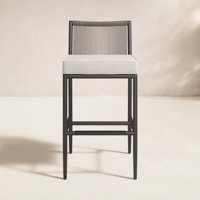 Esme 26" Patio Bar Stool with Cushion by Joss & Main