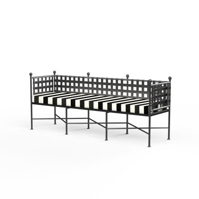 Provence Wrought Iron Garden Bench by Sunset West