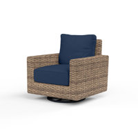 Havana Outdoor Swivel Rocker Lounge Chair with Sunbrella Cushions by Sunset West