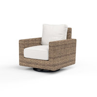 Havana Outdoor Swivel Rocker Lounge Chair with Sunbrella Cushions by Sunset West