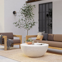 Bazaar Round 40" Outdoor Coffee Table by Sunset West