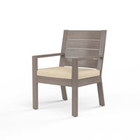 Laguna Outdoor Dining Armchair with Cushion by Sunset West