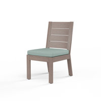 Laguna Patio Dining Side Chair with Cushion by Sunset West