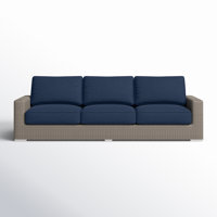 Nassau Patio Sofa with SunbCushions by Ebern Designs