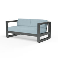 Georgie Loveseat with Sunbrella Cushions by Joss & Main
