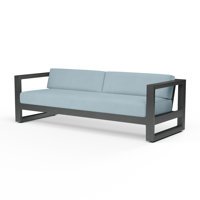 Georgie Patio Sofa with Sunbrella Cushions by Joss & Main