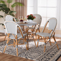 Billingslee 4 - Person Rattan Dining Set by Bay Isle Home