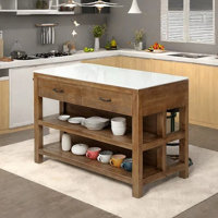 American style simple kitchen island by Artistic Soul XKX Premium Furniture
