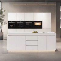 94.49-Inch Kitchen Island with Marble Countertop and Spacious Storage by Artistic Soul XKX Premium Furniture