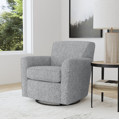Monarch Upholstered Swivel Armchair by Flexsteel