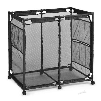 Yescom 35 Mesh Pool Storage Bin Rolling Cart Organizer by Yescom