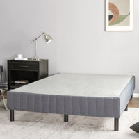 Wayfair Sleep Metal Mattress Foundation with Cover - Multiple Profiles