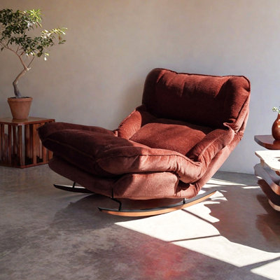 Ergonomic Adjustable Metal Frame Rocking Chair