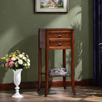 Flower shelf retro solid wood floor display by Zhang