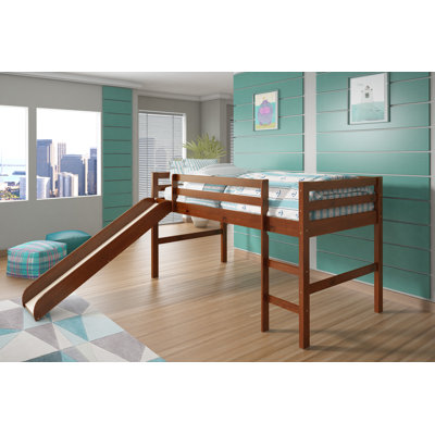 Innsbrook Twin Solid Wood Platform Loft Bed by Zoomie Kids by Zoomie Kids