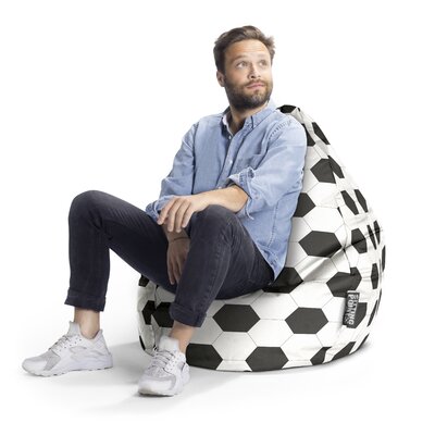 Standard 100% Cotton Bean Bag Chair & Lounger by Zoomie Kids